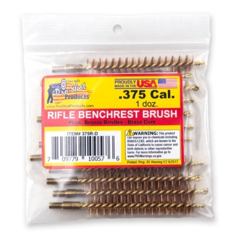 PROSHOT .375 CAL. BRUSH - 12 QTY. BULK PACK 375R-D - Win Repeating Arms Promotion